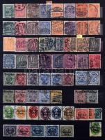 Deutsches Reich Hivatalos bélyegek gyűjtemény használatlanul és használtan gyűjtve sok jó értékkel, színváltozatokkal, elfogazásokkal 8 lapos Philux A4-es berakóban