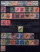 Deutsches Reich Hivatalos bélyegek gyűjtemény használatlanul és használtan gyűjtve sok jó értékkel, ...