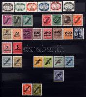 Deutsches Reich Hivatalos bélyegek gyűjtemény használatlanul és használtan gyűjtve sok jó értékkel, ...