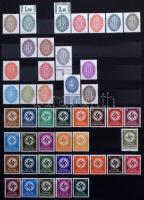 Deutsches Reich Hivatalos bélyegek gyűjtemény használatlanul és használtan gyűjtve sok jó értékkel, ...