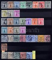 Deutsches Reich Hivatalos bélyegek gyűjtemény használatlanul és használtan gyűjtve sok jó értékkel, ...