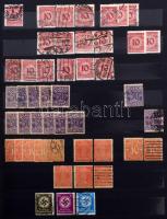 Deutsches Reich Hivatalos bélyegek gyűjtemény használatlanul és használtan gyűjtve sok jó értékkel, ...