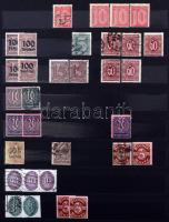 Deutsches Reich Hivatalos bélyegek gyűjtemény használatlanul és használtan gyűjtve sok jó értékkel, ...
