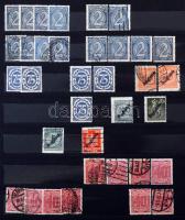 Deutsches Reich Hivatalos bélyegek gyűjtemény használatlanul és használtan gyűjtve sok jó értékkel, ...