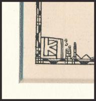 Kozma Lajos (1884-1948): Szecessziós aktok. Nyomat, papír, jelzett a nyomaton, paszpartuban, 19,5×16...