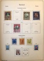 Oroszország és Szovjetunió gyűjtemény hatalmas 300 oldalas KABE előnyomott albumban, csavaros borító...