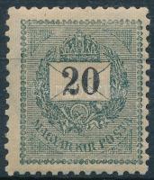 1899 20kr postatiszta