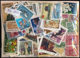 1.000 db vegyes külföldi bélyeg ömlesztve zacskóban