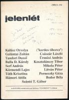 1989 Jelenlét folyóirat 1989/3. száma, Petőcz András író, szerk. biz tag dedikációjával, 96p