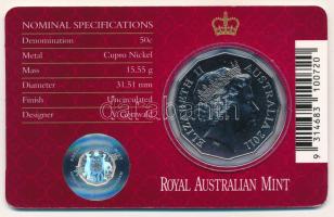 Ausztrália 2011. 50c Cu-Ni "Vilmos és Katalin esküvője" bliszterben T:UNC
Australia 2011....
