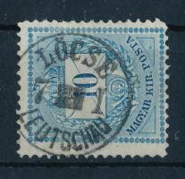 1874 10kr "LŐCSE / LEUTSCHAU" (Gudlin 400 p) (pici szakadás alul / small torn)