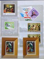 1967-1968 Sorok, blokkok több példányban, összefüggésekkel 8 lapos A4-es berakóban