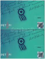 2023. 200Ft bicolor "Petőfi 200" első napi veret sorszámozott emléklapon (2x) sorszámkövet...