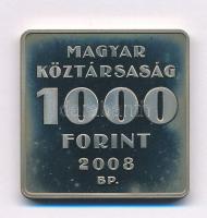 2008. 1000Ft Cu-Ni "Telefonhírmondó - Puskás Tivadar" kapszulában T:PP patina Adamo EM216
