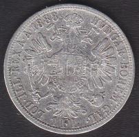 Ausztria 1888. 1Fl Ag T:3+ ph.