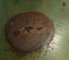 Vizeskorsó. Mázas cserép, Felvidék XIX, sz. korabeli javítással, m: 31 cm