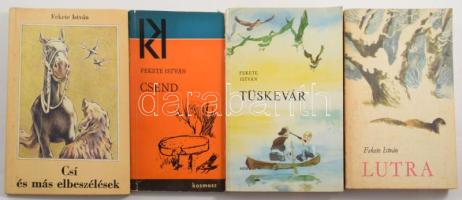 Fekete István: Lutra, Tüskevár, Csend, Csí és más elbeszélések. Kiadói papírkötés, jó állapotban.