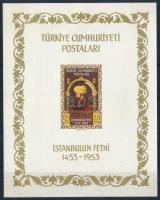 Törökország 1953 Mi 1360 kisív (Mi EUR 170,-) (papírránc, ráncok / paper crease, creases)
