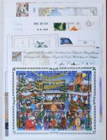 Szép Belgium gyűjtemény 16 lapos A4es berakóban, benne klasszikus értékek, blokkok