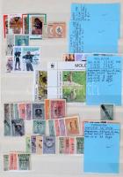 Izland, Svédország, Trákia, Moldova kb 500 db bélyeg A4-es berakóban