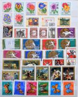 Magyar gyűjtemény az 1965-1980 közötti időszakból 10 lapos A4-es berakóban, kb 100 db sor