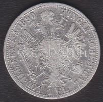 Ausztria 1890. 1Fl Ag T:3+ ph.