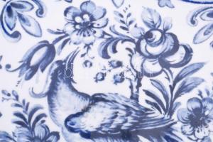 Kurt Hammer madaras tál. Matricás, jelzett, hibátlan d: 30 cm