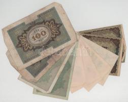 Német Birodalom 1920-1923. 10db-os bankjegytétel T:vegyes
German Empire 1920-1923. 10pcs banknote l...