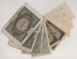 Német Birodalom 1920-1923. 10db-os bankjegytétel T:vegyes
German Empire 1920-1923. 10pcs banknote l...