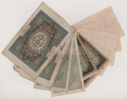 Német Birodalom 1920-1923. 10db-os bankjegytétel T:vegyes
German Empire 1920-1923. 10pcs banknote l...
