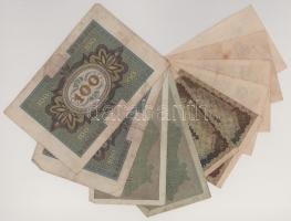 Német Birodalom 1920-1923. 10db-os bankjegytétel T:vegyes
German Empire 1920-1923. 10pcs banknote l...