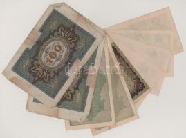 Német Birodalom 1920-1923. 9db-os bankjegytétel T:vegyes
German Empire 1920-1923. 9pcs banknote lot...