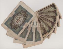 Német Birodalom 1920-1922. 10db-os bankjegytétel: 100M + 5000M T:vegyes
German Empire 1920-1922. 10...