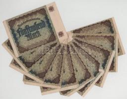 Német Birodalom 1922. 5000M (10x) T:vegyes
Germany 1922. 5000 Mark (10x) C:mixed
Krause P#81