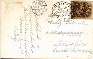 1938 Losonc, Lucenec; bevonulás, automobil, teherautó, határ / entry of the Hungarian troops, automo...