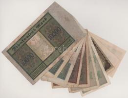Német Birodalom 1920-1923. 10db-os bankjegytétel T:vegyes
German Empire 1920-1923. 10pcs banknote l...