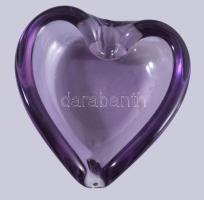 Lila hamus. Anyagában színezett, formába öntött, hibátlan, 12x12 cm