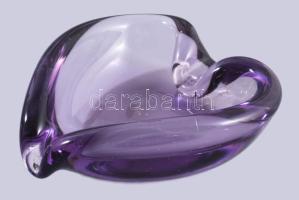 Lila hamus. Anyagában színezett, formába öntött, hibátlan, 12x12 cm