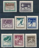 1925 Sport I. sor, 1000K sarokfog hiány / missing corner perf.