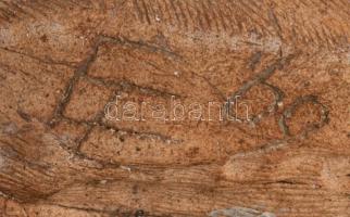 EE 69 jelzéssel: Váza. Mázas stúdiókerámia, jelzett, hibátlan 20x21 cm