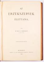 Klug Nándor: Az érzékszervek élettana. Kilenczvenhárom ábrával. Bp. 1896. K. M. Term.tud. Társ. VIII. 268 p. 2 sztl. lev. (Term.tud. Könyvk. Váll. 57.) Kiadói, festett vászonkötésben, kopottas állapotban.