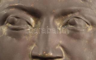 Melocco Miklós (1935 -): Ady Endre plakett (idézettel Ékes magyarnak soha szebbet, száz menny és pok...