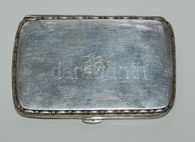Kis ezüst női cigarettatárca / Silver cigarett-box 63g 9x6cm