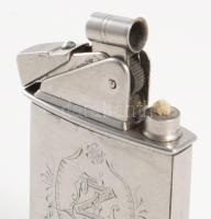 Bányász öngyújtó, egyedi bányász gravírozással, monogrammal. 5,5 cm