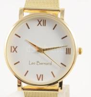Leo Bernard öltönyóra, kvarc, új állapotban, fém szíjjal d: 36 mm