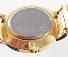 Leo Bernard öltönyóra, kvarc, új állapotban, fém szíjjal d: 36 mm