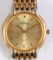 Tiffany aranyozott női kvarc karóra, fém szíjjal, elem nélkül 30 mm