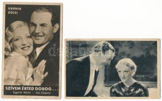 10 db RÉGI zsáner motívum képeslap: romantika, hölgyek; vegyes minőség / 10 pre-1945 motive postcard...