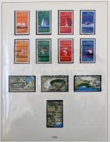 NSZK gyűjtemény az 1967-1974 közötti időszakból előnyomott Lindner albumban