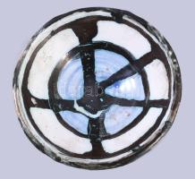 Szécsy kerámia tálka, jelzett, hibátlan d: 10 cm